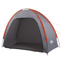 Tente de rangement gris et orange imperméable 