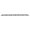 Chaise longue de jardin avec table et coussin Pin imprégné 
