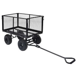 Chariot à main de jardin Noir 350 kg 