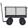 Chariot à main de jardin Noir 350 kg 