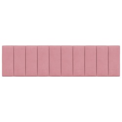 Coussin de tête de lit rose 180 cm velours 
