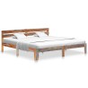 Cadre de lit sans matelas bois massif 200x200 cm 