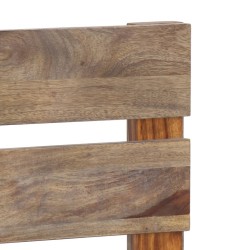 Cadre de lit sans matelas bois massif 200x200 cm 