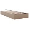 Cadre de lit ottoman sans matelas cappuccino 90x200 cm 