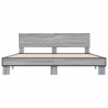 Cadre de lit sans matelas sonoma gris 180x200 cm 