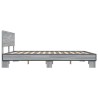 Cadre de lit sans matelas sonoma gris 180x200 cm 
