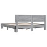 Cadre de lit sans matelas sonoma gris 180x200 cm 