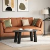 Pieds de table basse 4 pièces Noir 30 cm Acier 