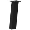 Pieds de table basse 4 pièces Noir 30 cm Acier 