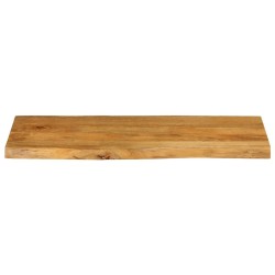 Dessus de table 100x40x2,5 cm bord vivant bois massif manguier 