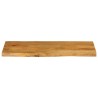 Dessus de table 100x40x2,5 cm bord vivant bois massif manguier 