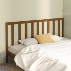 Tête de lit Marron miel 186x4x100 cm Bois massif de pin 