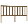 Tête de lit Marron miel 186x4x100 cm Bois massif de pin 