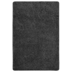 Tapis shaggy antidérapant Gris 140x200 cm 