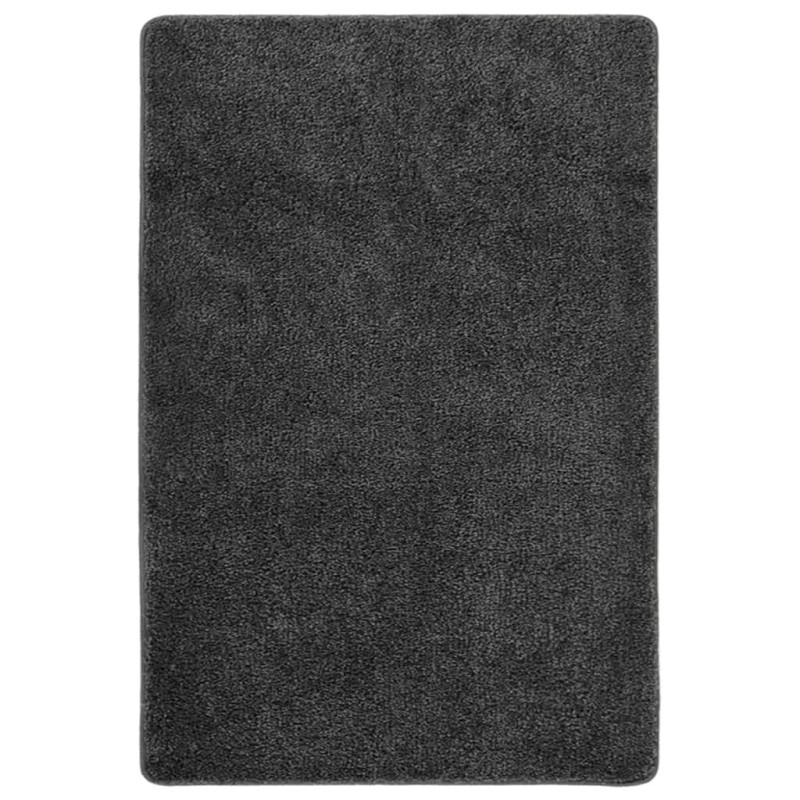 Tapis shaggy antidérapant Gris 140x200 cm 
