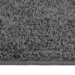 Tapis shaggy antidérapant Gris 140x200 cm 