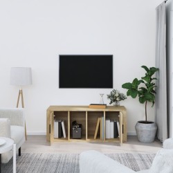 Meuble TV Chêne sonoma 100x35x40 cm Bois d'ingénierie 