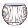 Table basse Doré Ø 51 cm 