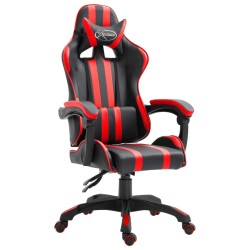 Chaise de jeu Rouge Similicuir 