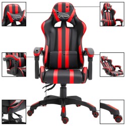 Chaise de jeu Rouge Similicuir 
