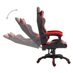 Chaise de jeu Rouge Similicuir 