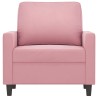 Fauteuil Rose 60 cm Velours 