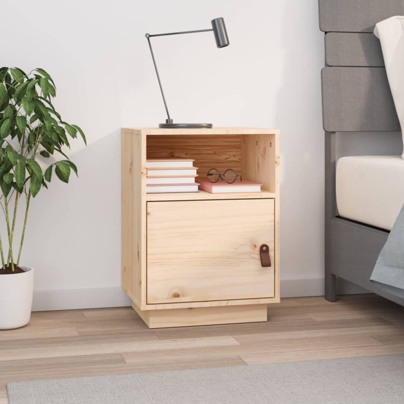 Table de chevet 40x34x55 cm Bois de pin solide Table de chevet 40x34x55 cm Bois de pin solide