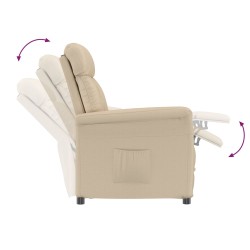 Fauteuil Relax Crème 