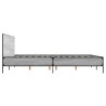 Cadre de lit sans matelas sonoma gris 150x200 cm 