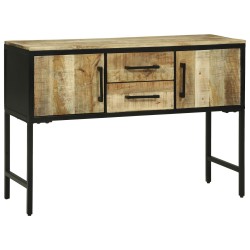 Buffet100x35x70 cm en bois massif brut de mangue 