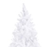 Arbre de Noël artificiel pré-éclairé et boules 300 cm blanc 