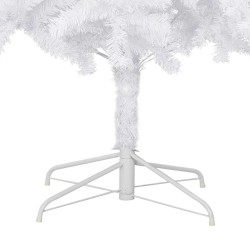 Arbre de Noël artificiel pré-éclairé et boules 300 cm blanc 