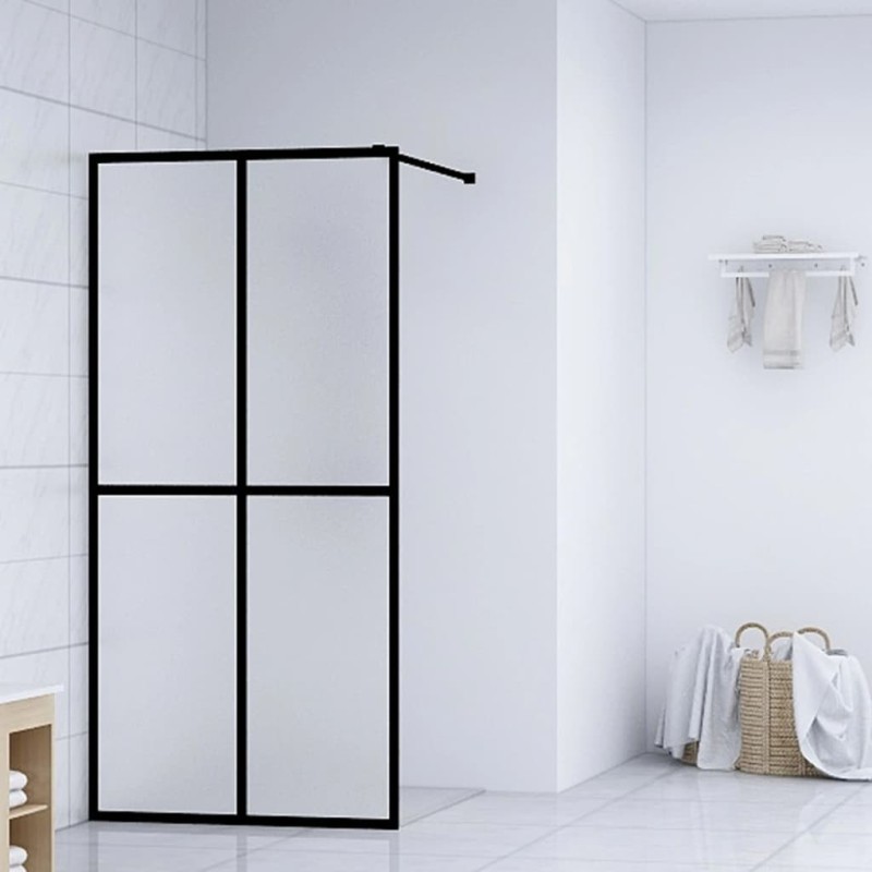 Écran de douche Verre trempé dépoli 90x195 cm 