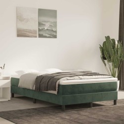 Matelas de lit à ressorts ensachés 120x220x20 cm velours 
