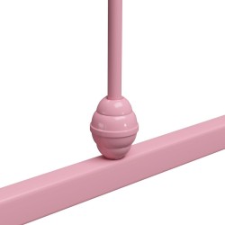 Cadre de lit sans matelas rose métal 180x200 cm 