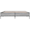 Cadre de lit sans matelas sonoma gris 200x200 cm 