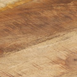 Table basse Noir 68x68x30 cm Bois de manguier solide 