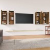 Meubles TV 4 pcs Chêne fumé 30,5x30x90 cm Bois d'ingénierie 