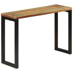 Table console 110x35x75 cm bois massif de récupération 