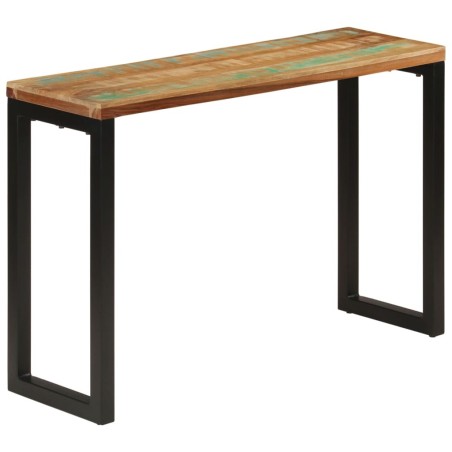 Table console 110x35x75 cm bois massif de récupération 
