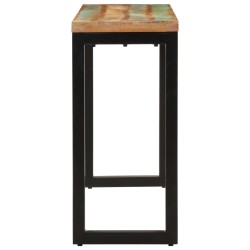 Table console 110x35x75 cm bois massif de récupération 