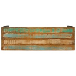 Table console 110x35x75 cm bois massif de récupération 