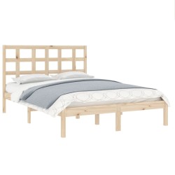 Cadre de lit sans matelas 180x200 cm bois massif 