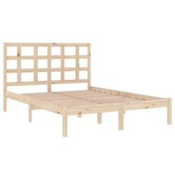 Cadre de lit sans matelas 180x200 cm bois massif 