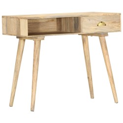 Table console 90x45x75 cm bois de manguier massif 
