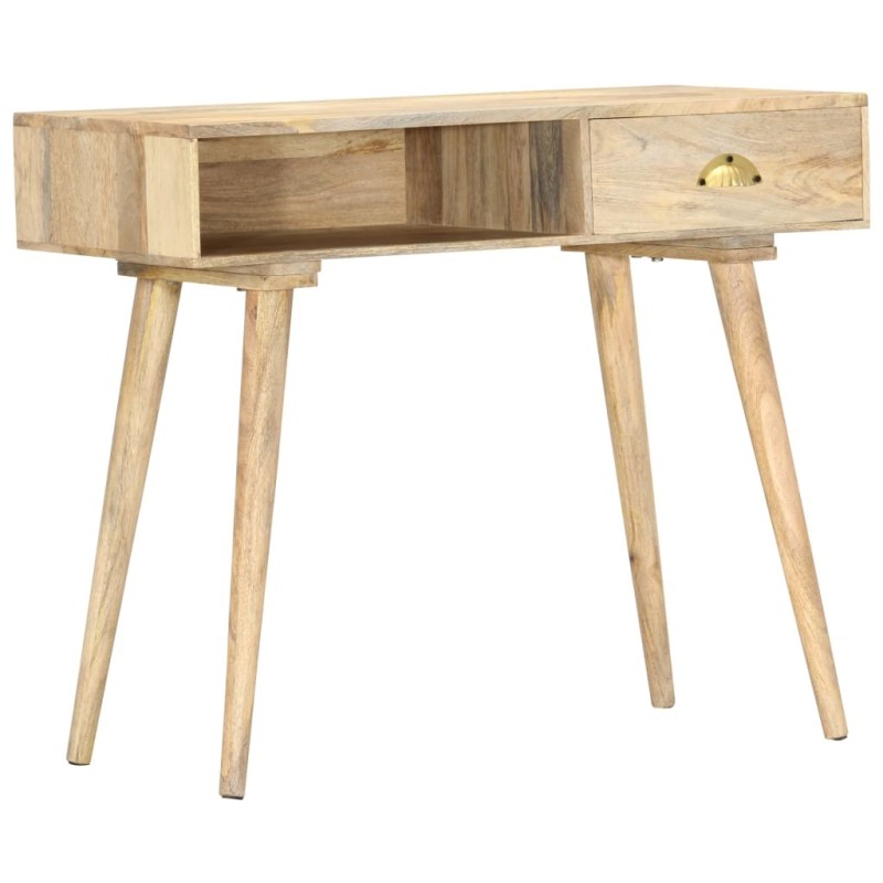 Table console 90x45x75 cm bois de manguier massif 