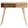 Table console 90x45x75 cm bois de manguier massif 