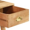 Table console 90x45x75 cm bois de manguier massif 