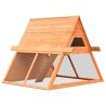 Clapier Bois de pin et de sapin massif 152x128x108 cm 