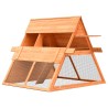 Clapier Bois de pin et de sapin massif 152x128x108 cm 